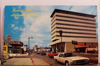 California Ca Los Angeles Hollywood Sunset Blvd Rca Building Postcard Old View