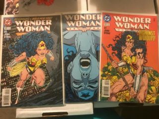 Wonder Woman Vol 2,  101 - 136.  Vf.  Byrne Run.  1: Wonder Girl (cassie Sandsmark)