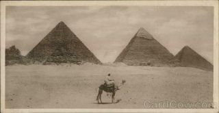 Egypt Cairo The Pyramids The Cairo Postcard Trust Vintage Post Card