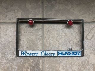 Cragar Vintage License Plate Frame Winners Choose Gasser Racing Pro Street Refle
