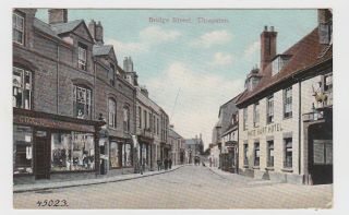 Great Old Card Bridge Street Shops Thrapston 1906 Northampton Kettering Oundle