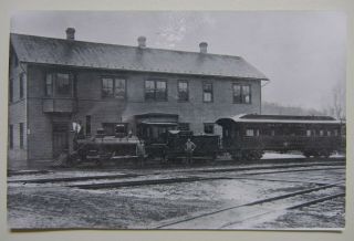 Vtg Real Photo Rppc Postcard Ebt East Broad Top Rr Railroad Pennsylvania Loco—3