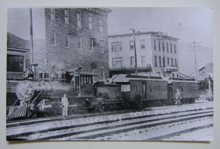 Vtg Real Photo Rppc Postcard Ebt East Broad Top Rr Railroad Pennsylvania Loco—2