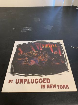 Nirvana; Unplugged In York,  Og 1994 First Press Dgc - 24727 - A