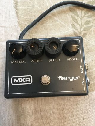 Vintage Mxr Flanger No.  117