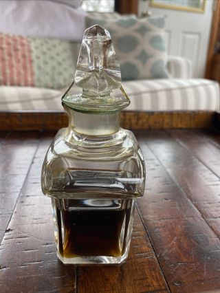 Vintage Guerlain Mitsouko Perfume Baccarat Crystal bottle Paris 2