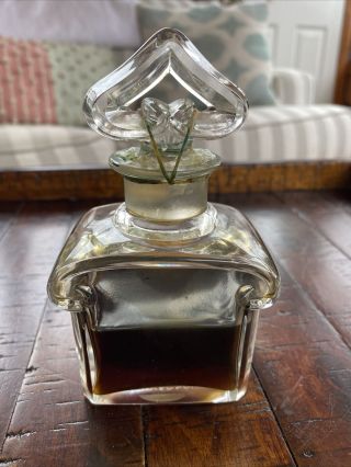 Vintage Guerlain Mitsouko Perfume Baccarat Crystal bottle Paris 3