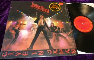 Rare 1979 Judas Priest Unleashed In The East Japan 1st Press Shrink Vg,  /ex Metal