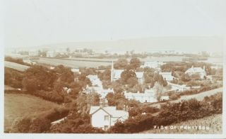 View Of Pentyrch Glamorgan Vintage Photographic Postcard