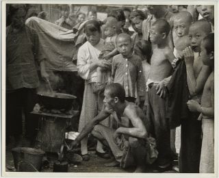 Heartbreaking Sino - Japanese Japan China War Press Photo Homeless Chinese Refugee