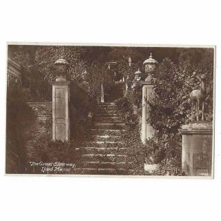 Iford Manor Bradford On Avon,  Great Stairway,  Old Postcard