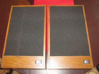 Teledyne Acoustic Research Ar18 Stereo Hifi Bookshelf Speakers Vintage 1970s