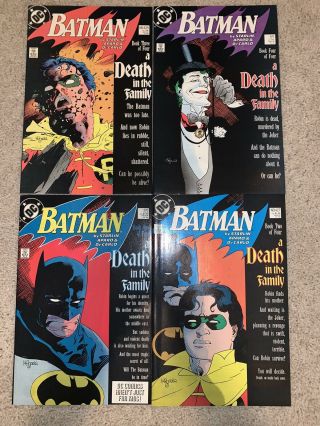 Batman A Death In The Family 426,  427,  428,  429 Death Of Jason Todd Robin Joker