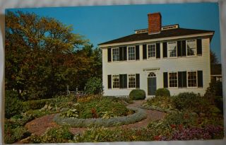 5 Vintage Postcards Massachusetts 1920s - 1970s,  some with stamp 2