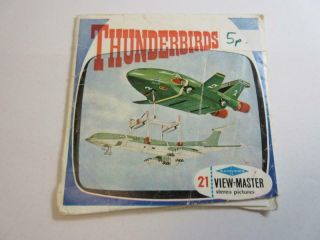 Vintage VIEWMASTER 3D Photo Reels - TV Show THUNDERBIRDS no.  B453 - Set of 3 2