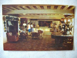 Pleasanton,  Ca 1940s Old Hearst Ranch Lobby (castlewood Country Club)