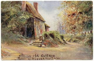 Pc Old Cottage Littleover Hollow Derby Derbyshire Artist B Eastwood B M E Series