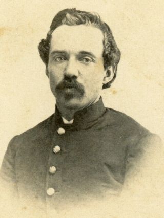 Civil War Cdv Union Soldier By Geo A Lenzi Of Norristown Pennsylvania