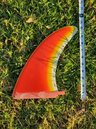 Vintage Rainbow Longboard Surfboard Fin