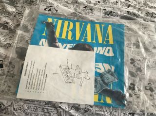 Vtg 1991 Nirvana Nevermind Rare Promo Hanging Mobile Store Display