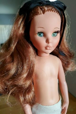 1960s Vintage Rare Gorgeous Furga Alta Moda Sheila Doll Red Hair Green Eyes
