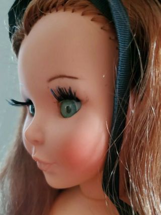 1960s Vintage Rare Gorgeous Furga Alta Moda Sheila Doll Red Hair Green Eyes 4