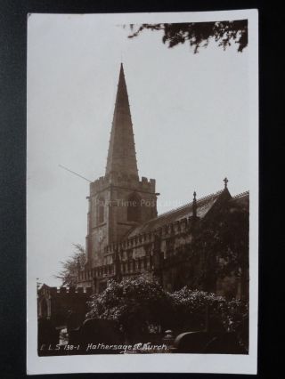 Derbyshire: Hathersage Church - Old Rp Postcard Pub By E.  L.  S.