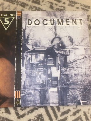 R.  E.  M.  Rem - Document - Vinyl Lp Record Irs 42059 1st Press 1987