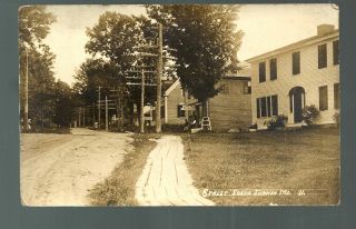 Old Photo Postcard Of Street Scene In Turner,  Maine From Early 1900 