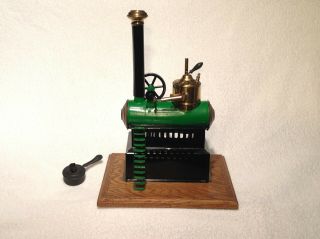 Vintage German Doll Toy Steam Engine - Pristine - 9 " W X 7 1/2 " D X 12 " H