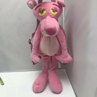 Vtg Vintage Toy Capital Pink Panther Plush Stuffed Animal Backpack Doll 20″