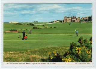 The Old Course,  St Andrews: Fife Golf Postcard (c53959)