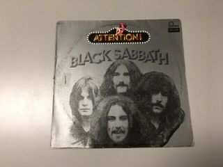 Black Sabbath - Attention 1972 Vinyl Lp Fontana 6438 057 Germany Import