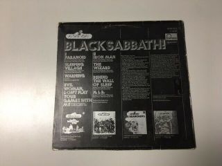 BLACK SABBATH - ATTENTION 1972 Vinyl LP Fontana 6438 057 Germany Import 3