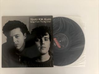 Tears For Fears ‎– Songs From The Big Chair Lp 1985 Mercury 824 300 - 1 M - 1 Nm/vg,