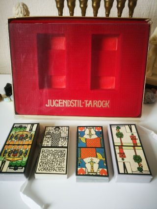 Limited Piatnik Jugendstil Tarock Tarot Deluxe Vintage 1972 Rare Collectable
