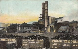 Abercarn Colliery,  Abercarn,  Monmouthshire,  Old Postcard,  Unposted