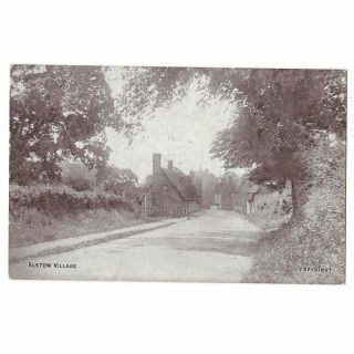 Elstow Village Entrance,  Old Postcard,