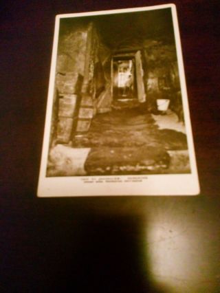Old Postcard Trip To Jerusalem Dungeons Nottingham Rp (a.  C.  Stafford)
