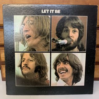 The Beatles - Let It Be Vinyl Lp Record Apple Label Ar 34001 Gatefold 1970