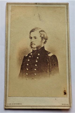 Civil War Cdv Of An Officer