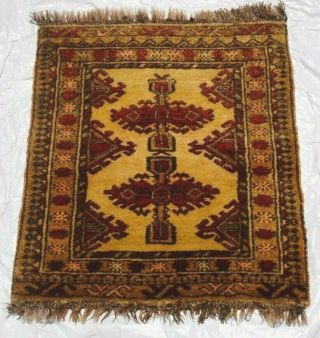 Hand - Knotted 100 Wool Caucasian Azerbaijan Vintage Oriental Rug 1 