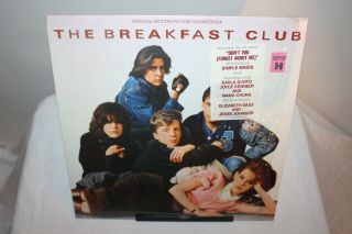 The Breakfast Club Motion Picture Soundtrack Vinyl Record Shrink 1985