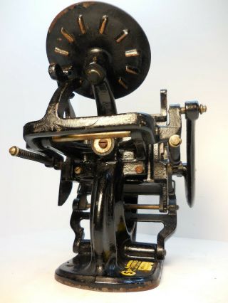 Small Antique / Vintage Sigwalt Printing Press,  Old Machine,  Tool