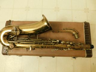 Vintage 1913 Conn Alto Saxophone - good playing 2