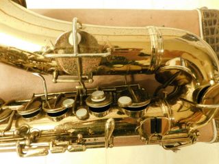 Vintage 1913 Conn Alto Saxophone - good playing 4