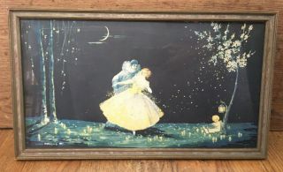 Marygold Art Deco Print Love Melody Dancing Couple In Frame