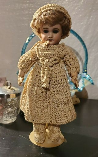 10.  5 " Antique French Sfbj 301 Bisque Head Size 0 Paris Doll