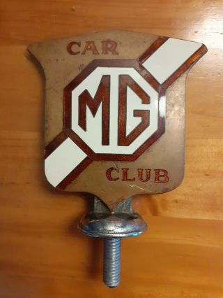 Mg Car Club Badge 1920/30s - Vintage H.  A Shelley & Co London No 3433
