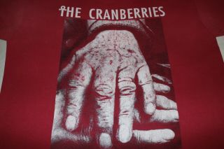 The Cranberries Vintage Concert Anvil T Shirt,  Aged Hands,  Xl,  Rare